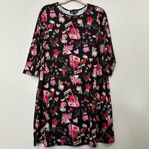 Dressworks frenchie love valentines day dress